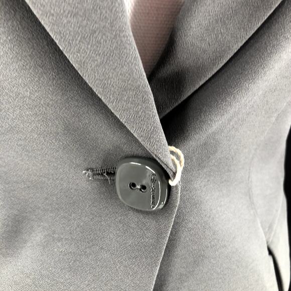 Twin Set Italy Suit Jacket Blazer Grey Jersey Women's Sz S NEW $680 - Picture 5 of 9